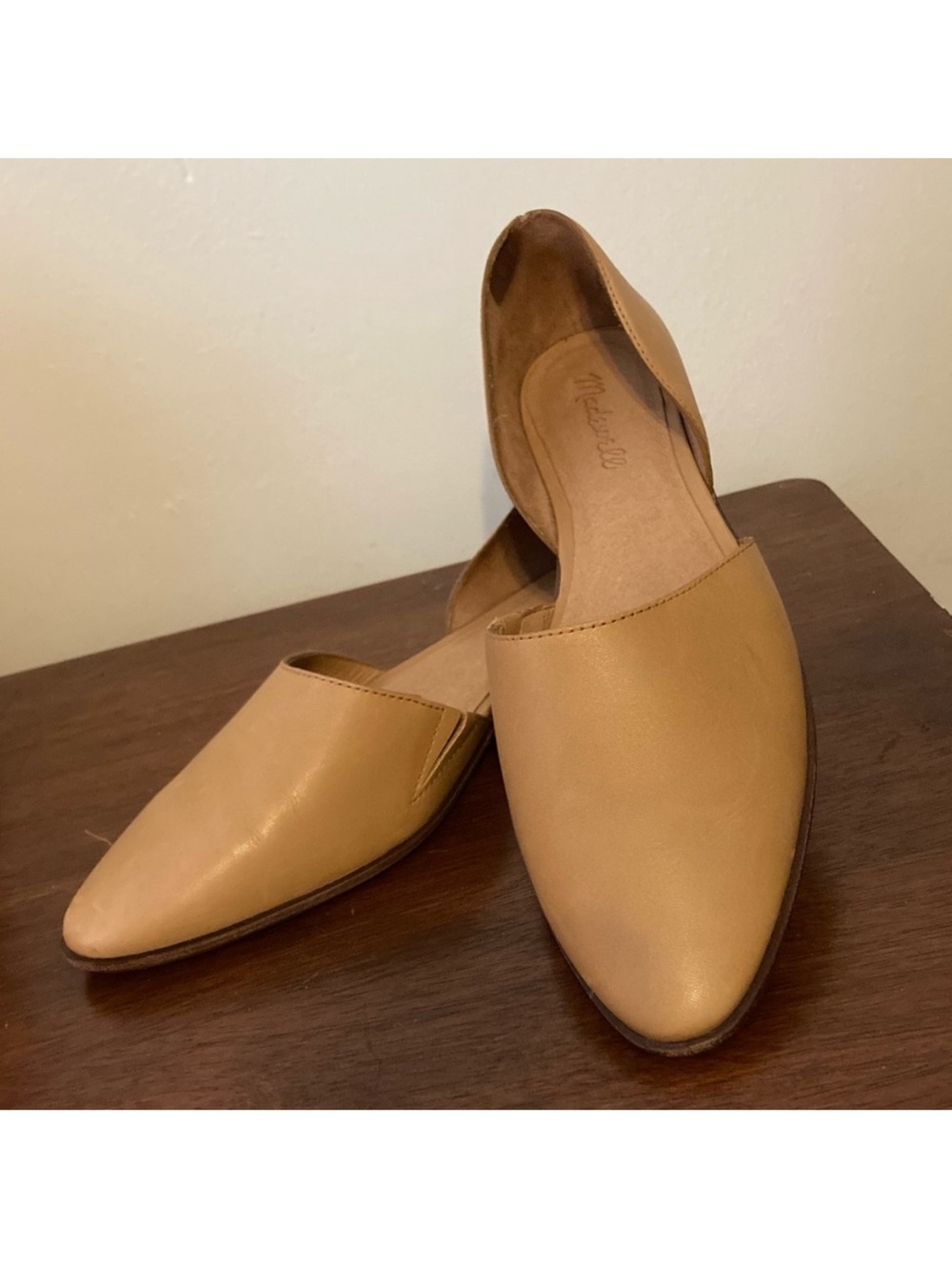 Madewell Marisa D'Orsay Flat in Tan 9.5